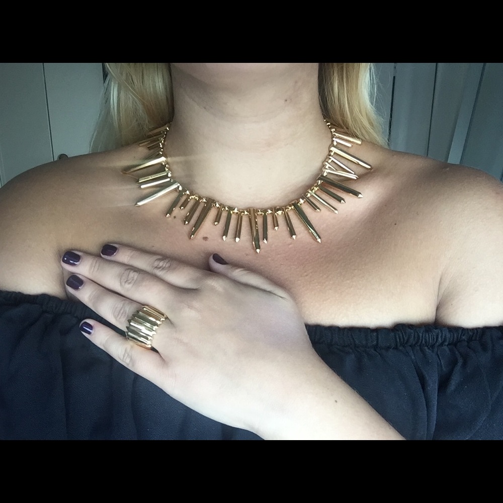 RACHEL ZOE SET - ring & necklace